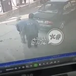 (ویدئو) آتش گرفتن راننده زن در پمپ بنزین بابل
