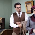 (عکس) «مصطفی زمانی، پریناز، ترانه و غزل شاکری» در پشت صحنه سریال شهرزاد؛ سال94