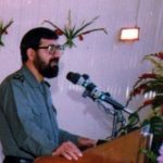 عکس؛ سفر در زمان؛ «رحیم صفوی، محسن رضایی و صیاد شیرازی» بعد یک جلسه نظامی؛ دهه 60