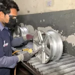 ببینید؛ چگونه رینگ آلیاژی خودروهای لوکس تولید می شود؟
