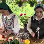 ببینید؛ غذای روستایی در ایران؛ پخت بوقلمون کامل با سبزیجات