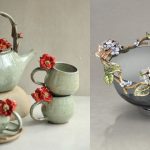 ظروف پذیرایی لاکچری گل برجسته؛ مگه داریم اینقدر جذاب