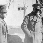 عکس؛ سفر در زمان؛ بازدید «رضاخان و محمدرضا پهلوی» از دانشگاه جنگ؛ دهه 1310