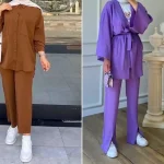 پیراهن شلوار ست زنانه؛ ۱۵ مدل جذاب که می‌تونی برای روزمرگی‌هات ست کنی