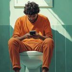 استفاده از تلفن در توالت، احتمال بواسیر را به شدت افزایش می‌دهد