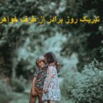 متن تبریک روز برادر از طرف خواهر طنز و احساسی + استوری روز برادر مبارک