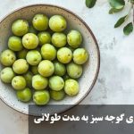 طرز نگهداری گوجه سبز به مدت طولانی
