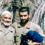 عکس؛ سفر به تاریخ؛ «شهید عباس بابایی و شهید جواد فکوری» در ملاقات با امام خمینی