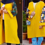 مانتو زنانه زرد خوش فرم؛ ۱۵ عکس از جدیدترین مدل‌ها برای استایل متفاوت