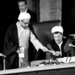 عکس؛ سفر در زمان؛ «محمدصادق خلخالی در سفر هند»؛ دهه 60