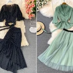 شومیز دامن زیبا زنانه؛ ۱۵ مدل خاص و شیک برای تیپ روزمره
